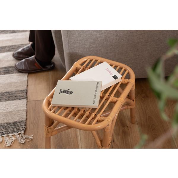 ラタンスツール GUY-261NA スツール ラタン 籐 円 丸 ラウンド サークル 天然ラタン リゾート アジアン 北欧 ナチュラル クッション 高さ36cm 直径42cm | 東谷 | 11