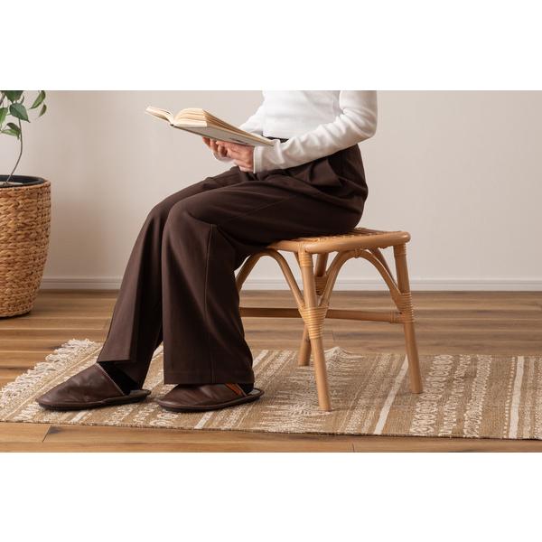 ラタンスツール GUY-261NA スツール ラタン 籐 円 丸 ラウンド サークル 天然ラタン リゾート アジアン 北欧 ナチュラル クッション 高さ36cm 直径42cm | 東谷 | 06