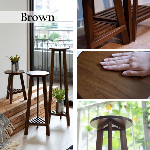 プランターベース Sサイズ GUY-921BR GUY-921WH おしゃれ 木製 丸型 円形 北欧 ガーデニング 室内 軽量 かわいい インテリア |  | 10