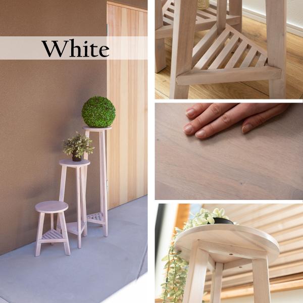 プランターベース Lサイズ GUY-923BR GUY-923WH おしゃれ 丸型 円形 北欧 ガーデニング 室内 軽量 かわいい 棚付き インテリア |  | 11