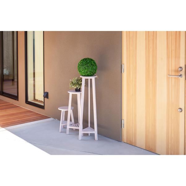 プランターベース Lサイズ GUY-923BR GUY-923WH おしゃれ 丸型 円形 北欧 ガーデニング 室内 軽量 かわいい 棚付き インテリア |  | 19