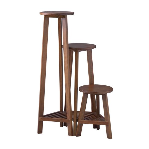 プランターベース Lサイズ GUY-923BR GUY-923WH おしゃれ 丸型 円形 北欧 ガーデニング 室内 軽量 かわいい 棚付き インテリア |  | 04