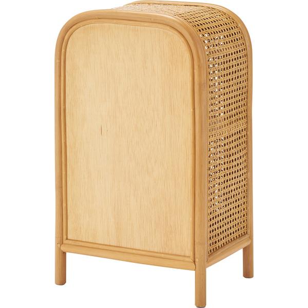 キャビネット GUY-931NA チェスト ラタン ミニキャビネット 小さめ 小さい かわいい 扉付き 2段 本棚 ベッドサイド コンパクト 韓国インテリア ミニ箪笥 収納 | 東谷 | 02