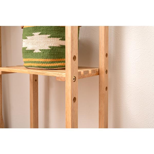 スリムシェルフ HOW-005NA シェルフ スリム 棚 収納 棚板可動 高さ調節 天然木 シンプル おしゃれ 韓国インテリア リビング コンパクト | 東谷 | 12