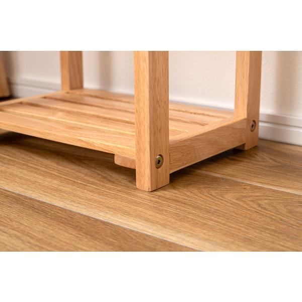 スリムシェルフ HOW-005NA シェルフ スリム 棚 収納 棚板可動 高さ調節 天然木 シンプル おしゃれ 韓国インテリア リビング コンパクト | 東谷 | 15