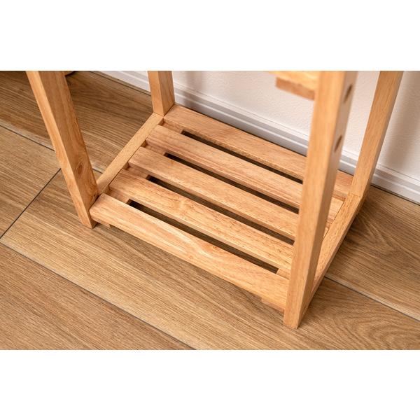 スリムシェルフ HOW-005NA シェルフ スリム 棚 収納 棚板可動 高さ調節 天然木 シンプル おしゃれ 韓国インテリア リビング コンパクト | 東谷 | 16