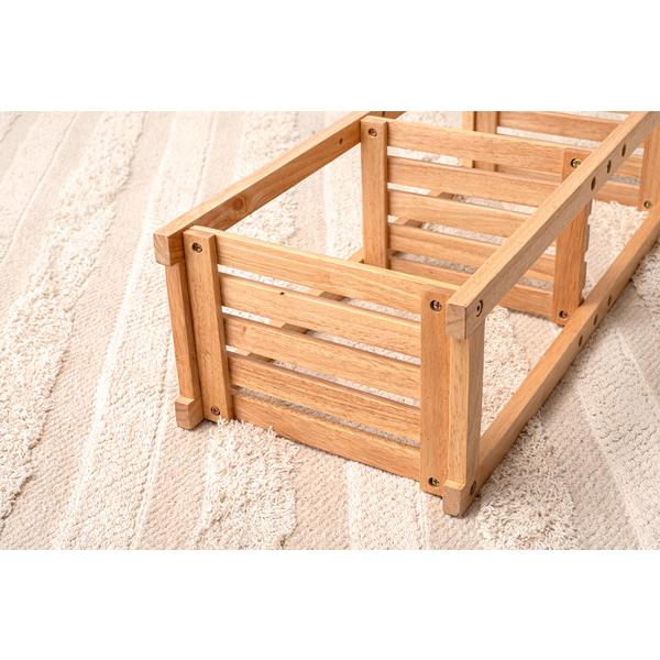 スリムシェルフ HOW-005NA シェルフ スリム 棚 収納 棚板可動 高さ調節 天然木 シンプル おしゃれ 韓国インテリア リビング コンパクト | 東谷 | 18