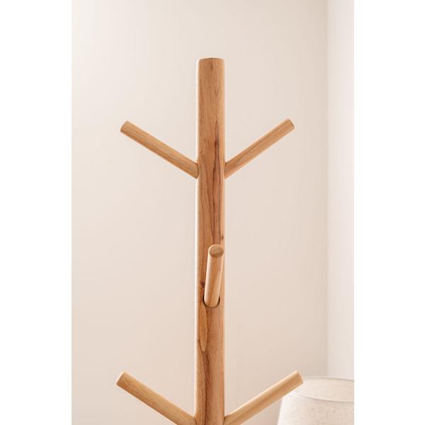 ポールハンガー HOW-007NA ハンガー 収納 コートハンガー 帽子 天然木 シンプル おしゃれ 北欧 韓国インテリア ナチュラル リビング 玄関 | 東谷 | 10