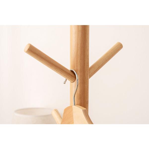 ポールハンガー HOW-007NA ハンガー 収納 コートハンガー 帽子 天然木 シンプル おしゃれ 北欧 韓国インテリア ナチュラル リビング 玄関 | 東谷 | 11