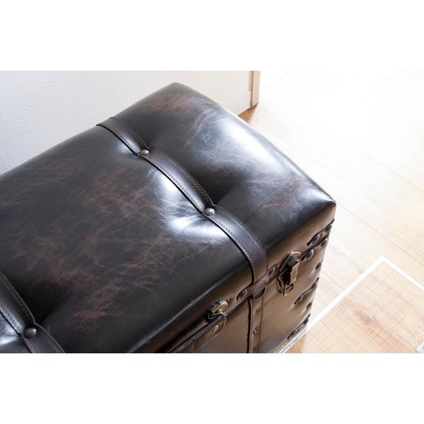 東谷 トランクセット IW-876 トランクスツール ヴィンテージ風 イス