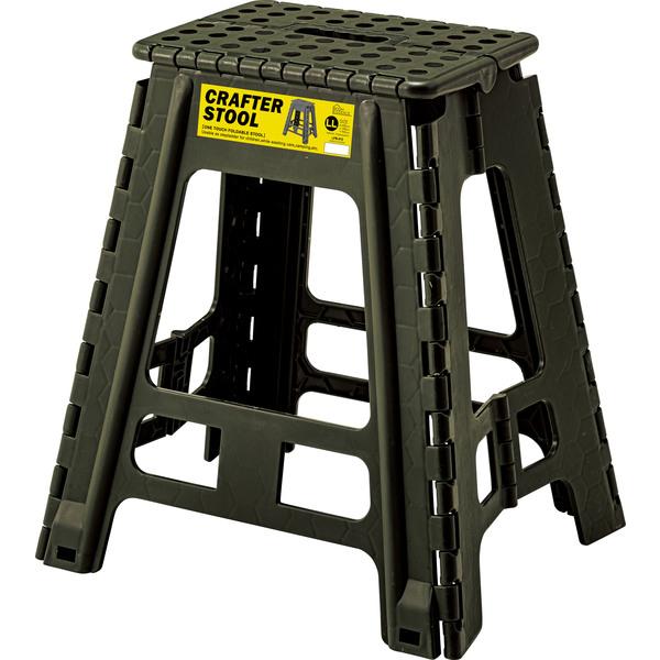 クラフタースツール LLサイズ LFS-413BK LFS-413GR LFS-413GY LFS-413BE アウトドア 掃除 スリム ミリタリー | 東谷 | 05