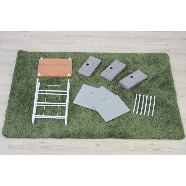 東谷 チェスト 3段 LFS-701BR LFS-701GY 組立 簡単 折りたたみ