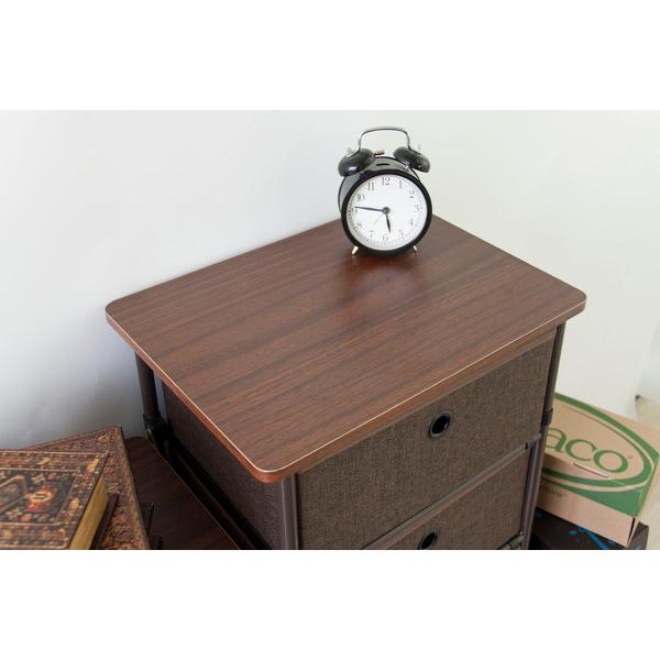 東谷 チェスト 3段 LFS-701BR LFS-701GY 組立 簡単 折りたたみ