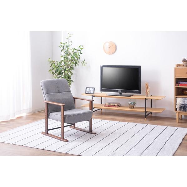 東谷 高座椅子 LSS-34BR LSS-34GY 座椅子 一人掛け リクライング 高さ
