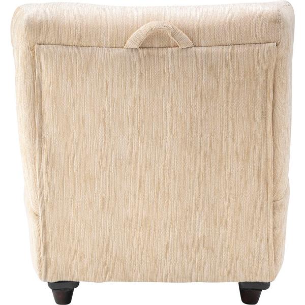 東谷 ポータブルチェア NS-611 一人掛け ローチェア 足つき座椅子