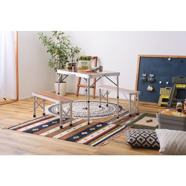 折りたたみテーブル&ベンチセット 楽天市場】折りたたみテーブル チェア ベンチ 4点セット