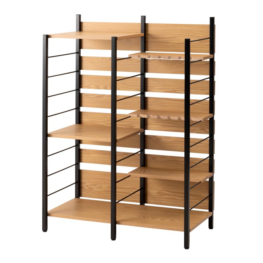 ☆ ゴルフラック OM-01BK ゴルフ クラブスタンド ディスプレイ 収納 省スペース 大容量 北欧 ラック シェルフ クラブホルダー 釣り竿 ロットスタンド アウトドア | 東谷 | 01