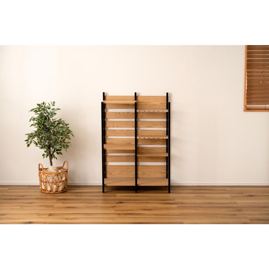 ☆ ゴルフラック OM-01BK ゴルフ クラブスタンド ディスプレイ 収納 省スペース 大容量 北欧 ラック シェルフ クラブホルダー 釣り竿 ロットスタンド アウトドア | 東谷 | 06