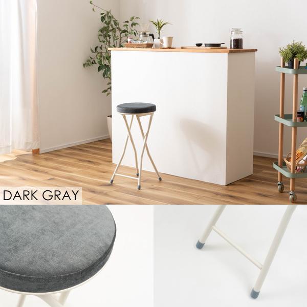 スツール PC-34 ハイスツール フォールディング 折りたたみ おしゃれ シンプル コンパクト 北欧 隙間収納 キッチン ロック付き | 東谷 | 11