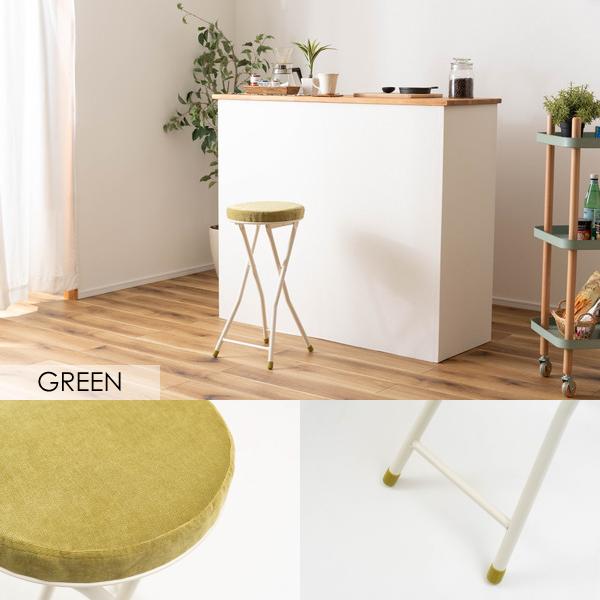 スツール PC-34 ハイスツール フォールディング 折りたたみ おしゃれ シンプル コンパクト 北欧 隙間収納 キッチン ロック付き | 東谷 | 12