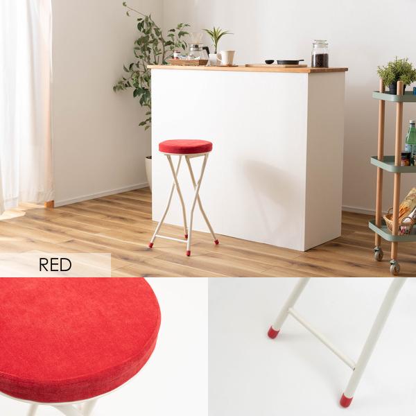 スツール PC-34 ハイスツール フォールディング 折りたたみ おしゃれ シンプル コンパクト 北欧 隙間収納 キッチン ロック付き | 東谷 | 13