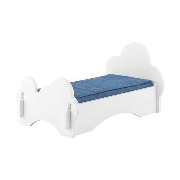 ペットベット PET-69WH PET-69BR 犬 猫 ドッグ キャット かわいい おしゃれ シンプル デニム 猫モチーフ マットレス ペット用の画像