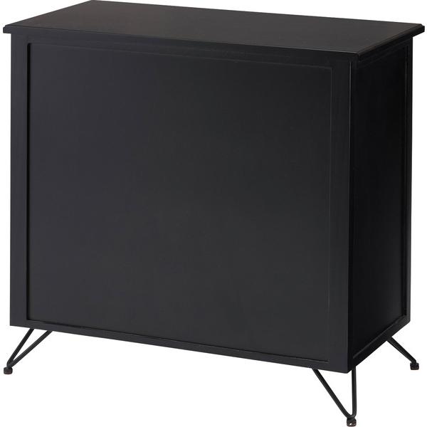 チェスト PM-337BK 棚 収納 タンス リビングチェスト ラタン 籐 ミンディ ナチュラル 木製 天然木 おしゃれ 韓国 インテリア シンプル | 東谷 | 02