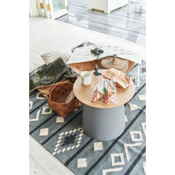 東谷 ラウンドテーブルS PT-990GY PT-990WH テーブル 丸 サイド