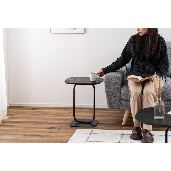 東谷 サイドテーブル TEC-84 テーブル 机 ナイトテーブル スリム