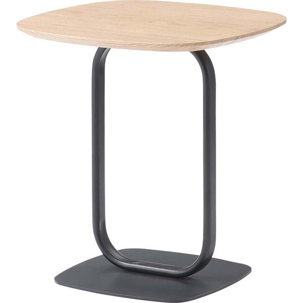 サイドテーブル TEC-84 テーブル 机 ナイトテーブル スリム おしゃれ モダン ベッドサイドテーブル ブラックスチール スチール ディスプレイ シンプル 高級感 | 東谷 | 02