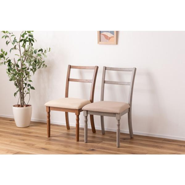 東谷 ダイニングチェア VET-401 長方形 天然木 木製 ブラウン シンプル