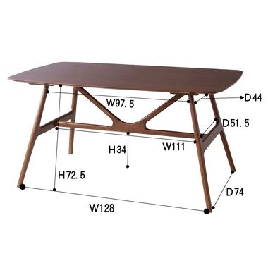オスカー ダイニングテーブル（VET-631T）食卓 デスク 机 インテリア 家具 おしゃれ