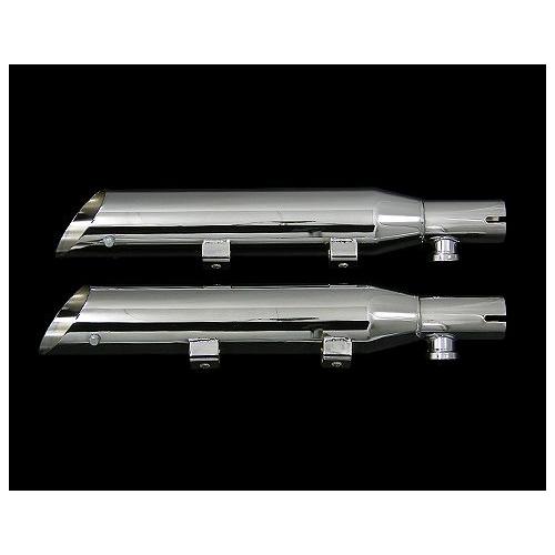 スポーツスター XL スラッシュカットマフラーエンド 04y- XL用 : MOTO