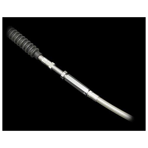 ソフテイル ダイナ ツーリング V-ROD 74in クラッチケーブル ステンメッシュ 5速 BT用 |  | 01