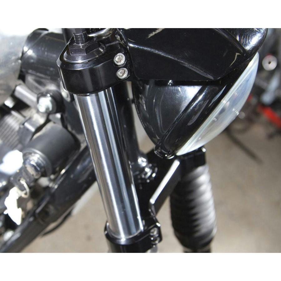 XL1200C 11-17 XL1200X 11-17 XL883L 11-17 スポーツスター スピードマーチャント 39mm トリプルツリー ブラック_3