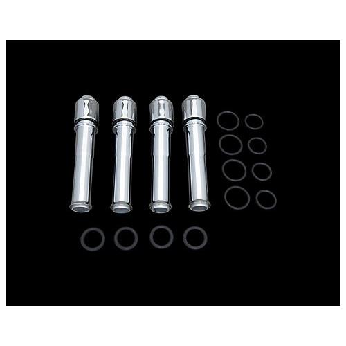 S&S EVOスタイルプッシュロッドカバーキット クローム TC用