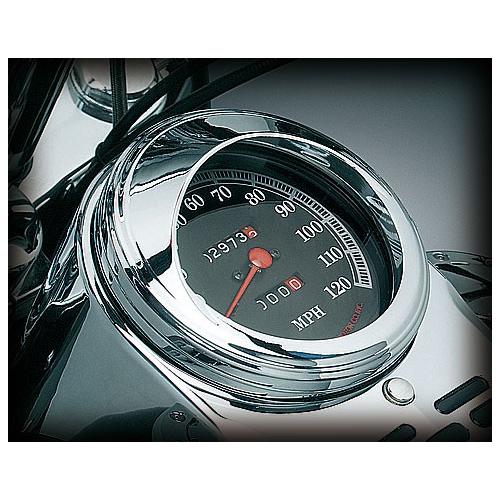 ダイナ クリアキン スピードメータートリムリング バイザー : MOTO