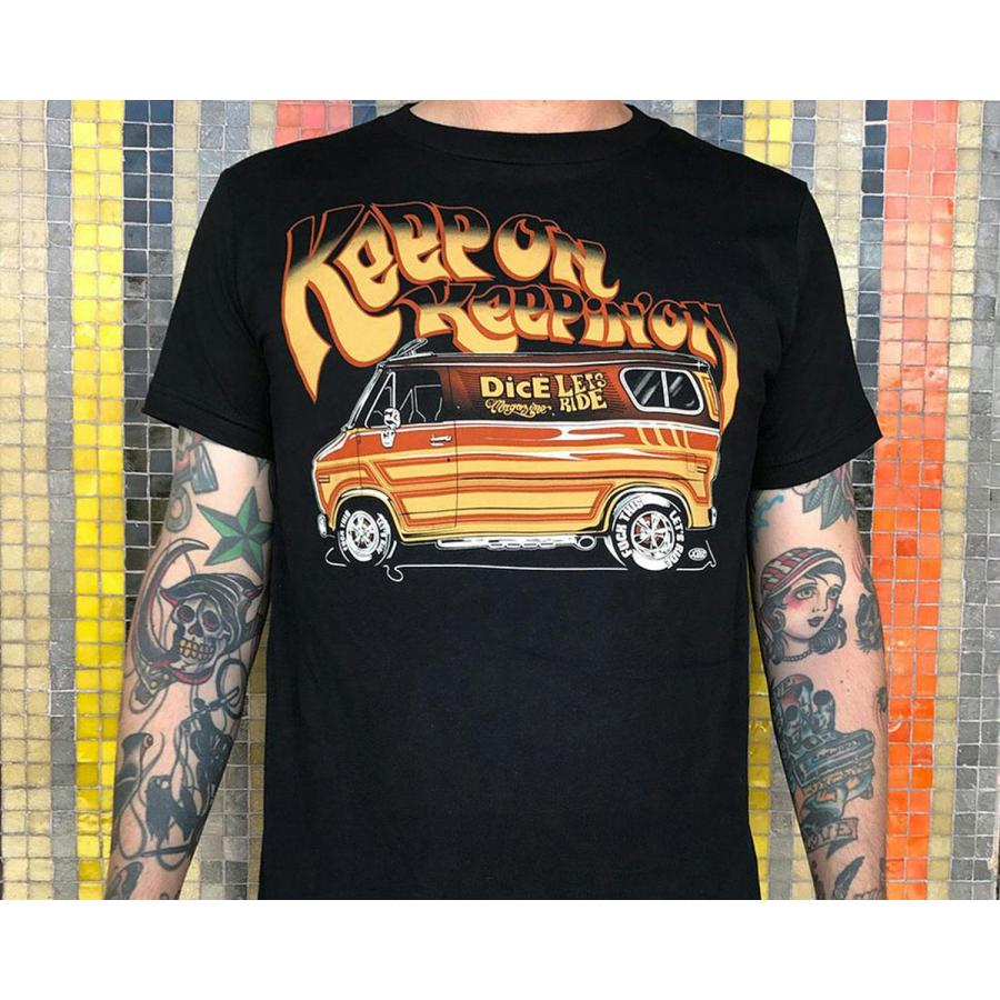 ダイスマガジン バン Tシャツ ブラック XL | 