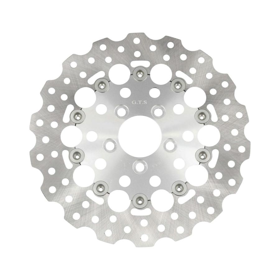 GTSフローティングローター ウェーブ11.8リア ラウンドシルバー | 