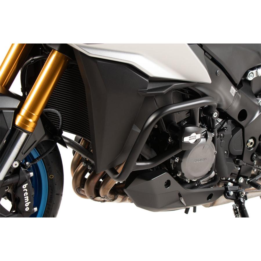 ヘプコアンドベッカー クラッシュパッド ブラック 同社製エンジンガード用 GSX-S1000GX 24-25