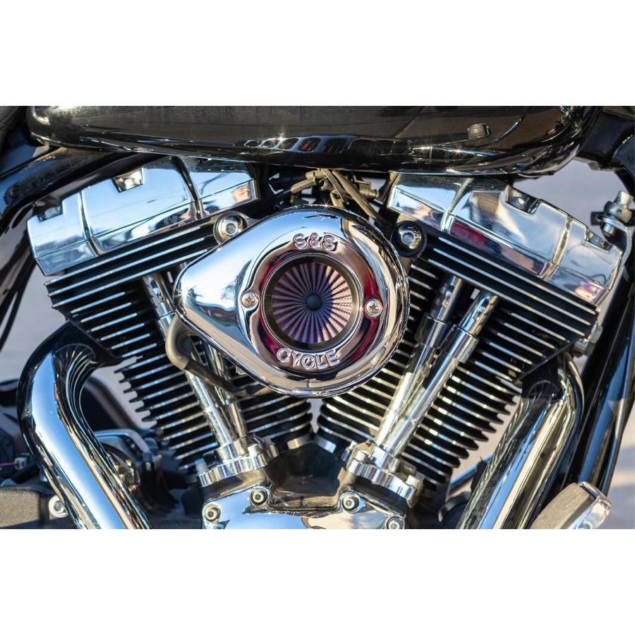 エスアンドエスサイクル AirStinger エアスティンガーステルス エアクリーナーキット クローム ツインカム(電子スロットル) 08-17