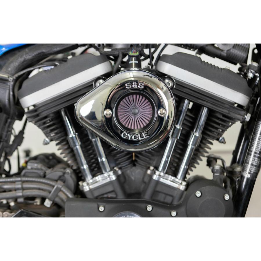 エスアンドエスサイクル AirStinger エアスティンガーステルス エアクリーナーキット クローム スポーツスター 07-22