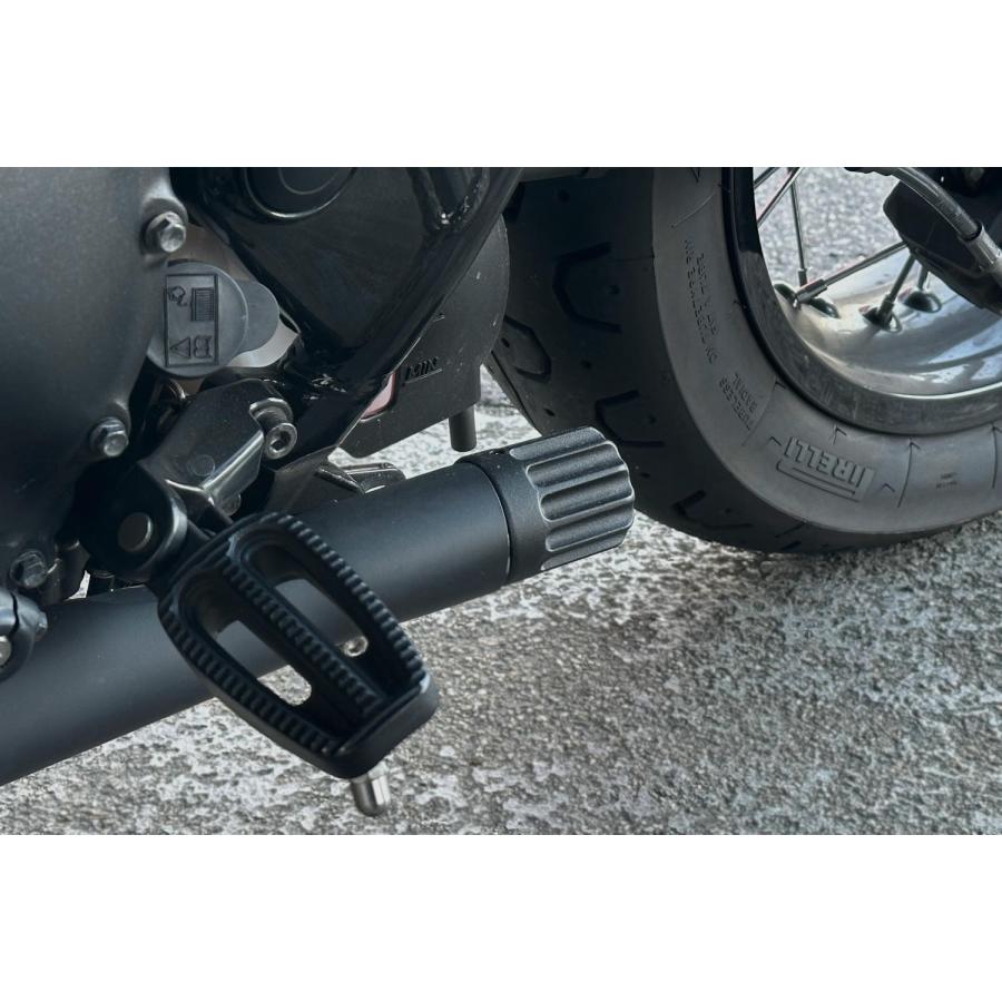モートーン エキゾーストエンド JUPITER-2 ブラック Bonneville T100/T120 (16-24)_1