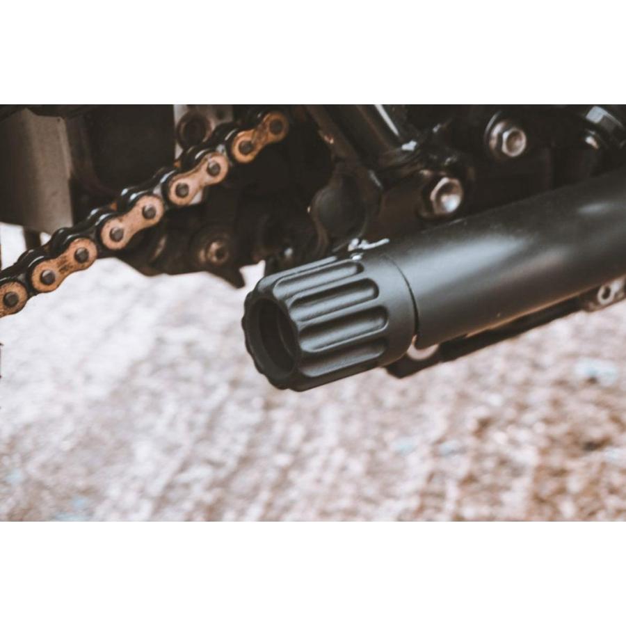 モートーン エキゾーストエンド JUPITER-2 ブラック Bonneville T100/T120 (16-24)_2