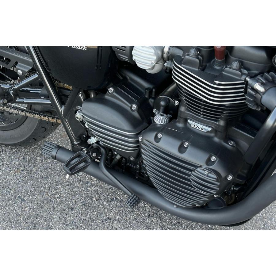 モートーン エキゾーストエンド JUPITER-2 ブラック Bonneville T100/T120 (16-24)_4