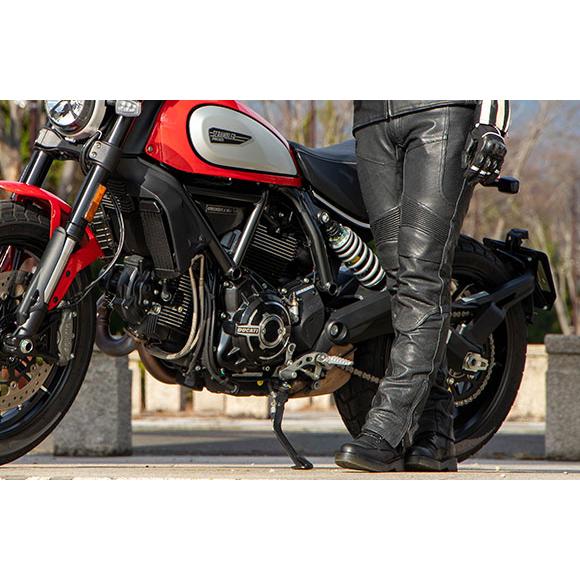デグナー レザーメッシュライディングパンツ BK／＃S : MOTO-RING
