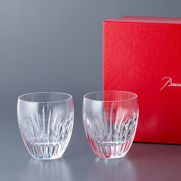 バカラ マッセナ タンブラー 2個セット グラス ガラス 洋食器 クリア
