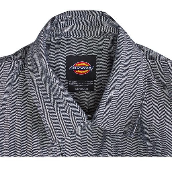 在庫限り ディッキーズ Dickies メンズ カバーオール 48977 Cotton Coverall フィッシャーストライプ Fisher