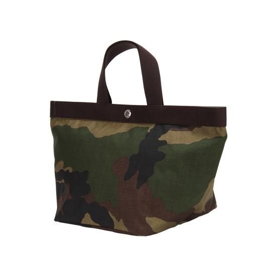 エルベシャプリエ Medium tote, square base 舟型 トート M （ポケット無し）Foret (Camouflage) カモフラージュ 707W 2014春夏モデル｜peeweebaby-gulliver｜03