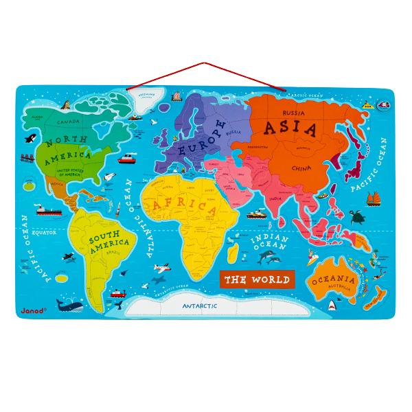 Janod ジャノー マグネット ワールドマップパズル 92ピース 木製玩具 世界地図 英語教材 知育玩具 J Magnet Puzzle ワールドマップ パズル 食品検査済み Jad 0000 000 Peeweebaby 通販 Yahoo ショッピング